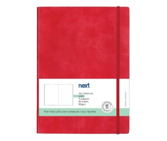 Next Premium κόκκινο τετράδιο λευκό flexi λάστιχο 2 θέματα 80 φύλλα 14x21εκ. Δυνατότητα εκτύπωσης Next Premium κόκκινο τετράδιο λευκό flexi λάστιχο 2 θέματα 80 φύλλα 14x21εκ. Δυνατότητα εκτύπωσης