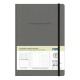 Next Undated weekly planner premium flexi γκρι 14x20,5 εκ.
