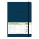 Next Undated weekly planner premium flexi μπλε 14x20,5 εκ.