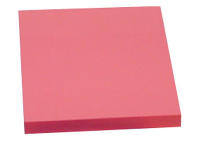 Αυτοκόλλητα χαρτάκια ροζ φωσφ. 7,6x7,6εκ., 100φ. Αυτοκόλλητα χαρτάκια ροζ φωσφ. 7,6x7,6εκ., 100φ.