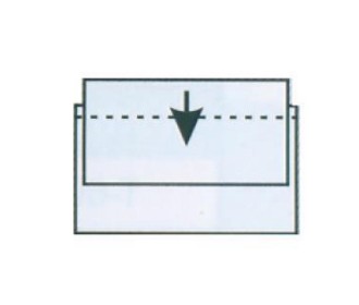 Αυτοκόλλητες θήκες για κάρτες με άνοιγμα από πάνω Υ6x9,5εκ. 10 τεμάχια