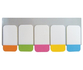 Σελιδοδείκτες διάφανοι 4,4x1,2εκ. 10φ/χρώμα Σελιδοδείκτες διάφανοι 4,4x1,2εκ. 10φ/χρώμα
