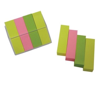 Σελιδοδείκτες αυτοκόλλητοι χάρτινοι 4χρωμ. 5x1,4εκ. Σελιδοδείκτες αυτοκόλλητοι χάρτινοι 4χρωμ. 5x1,4εκ.