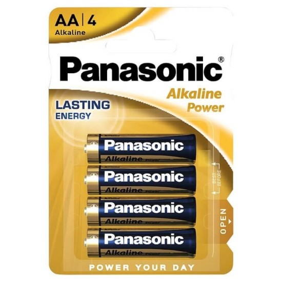 Panasonic αλκαλικές μπαταρίες AA 4 μινιόν
