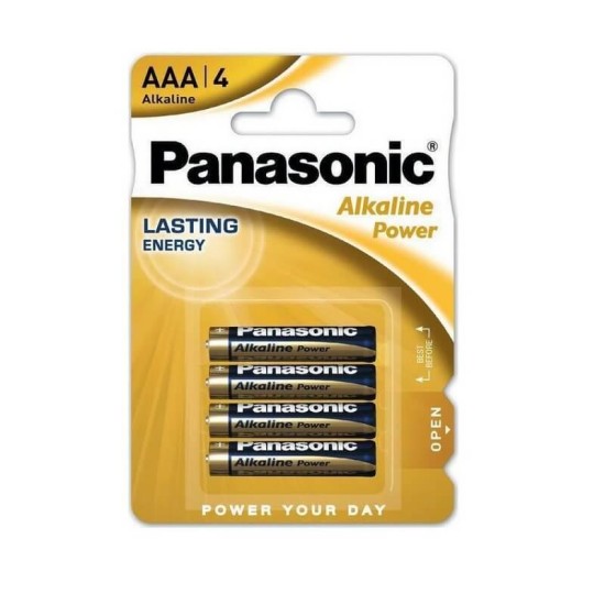 Panasonic αλκαλικές μπαταρίες ΑΑΑ 4 μίνι μινιόν Panasonic αλκαλικές μπαταρίες ΑΑΑ 4 μίνι μινιόν