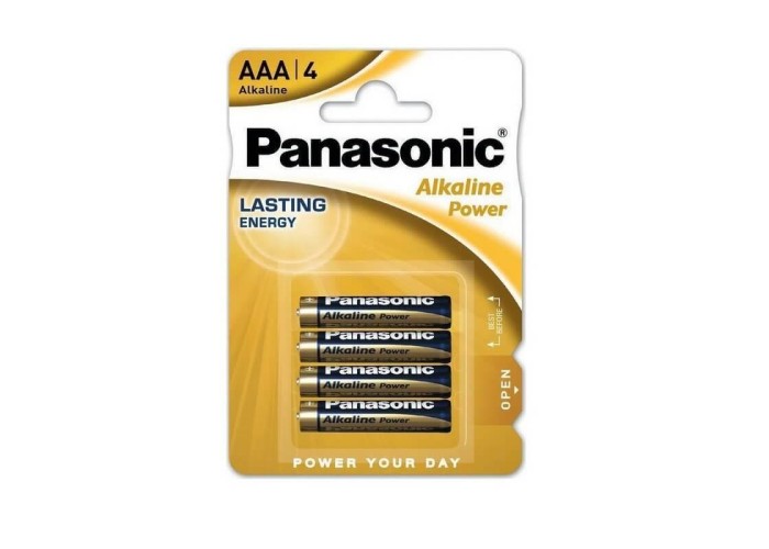 Panasonic αλκαλικές μπαταρίες ΑΑΑ 4 μίνι μινιόν