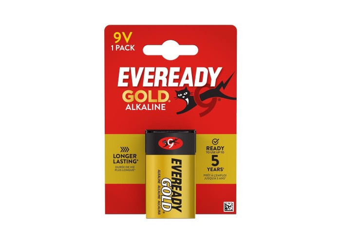 Energizer eveready gold αλκαλική μπαταρία 9V Energizer eveready gold αλκαλική μπαταρία 9V