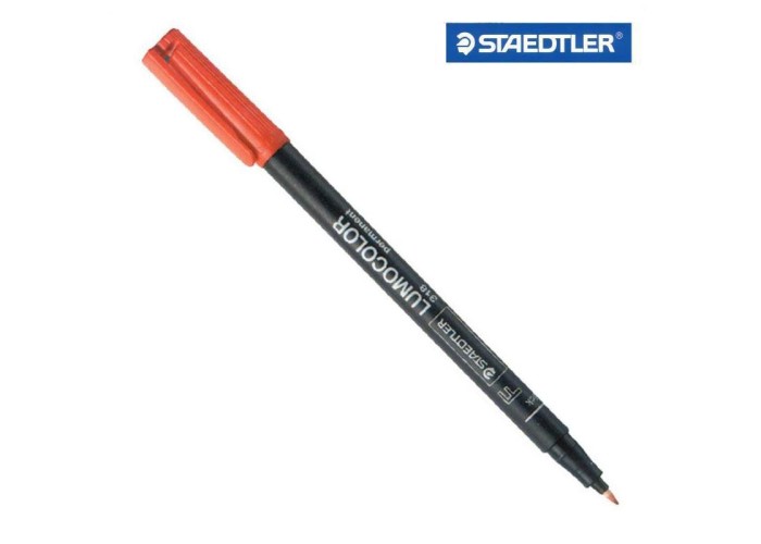 Staedtler lumocolor κόκκινο F 0.6mm. Staedtler lumocolor κόκκινο F 0.6mm.