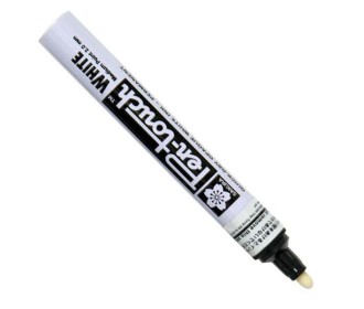 Sakura μαρκαδόρος μεταλλικός λευκός 2mm Μ Sakura μαρκαδόρος μεταλλικός λευκός 2mm Μ