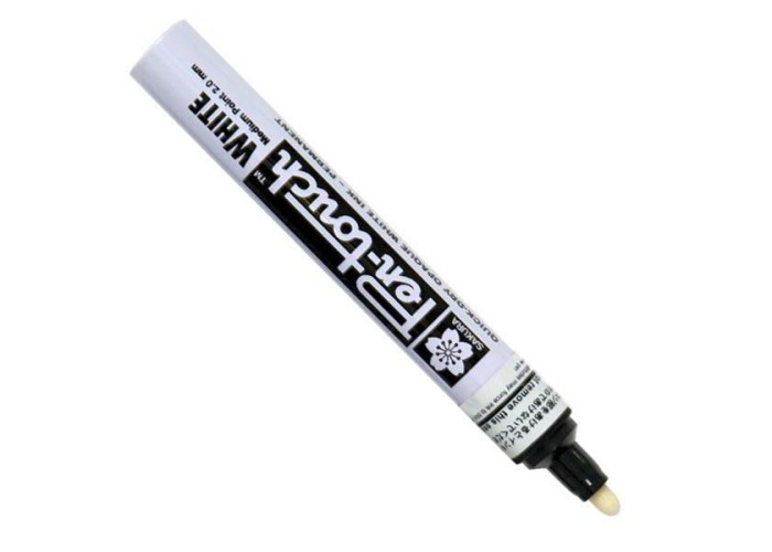 Sakura μαρκαδόρος μεταλλικός λευκός 2mm Μ
