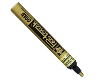 Sakura μαρκαδόρος μεταλλικός χρυσός 2mm Μ Sakura μαρκαδόρος μεταλλικός χρυσός 2mm Μ