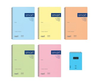 Next smart τετράδιο σπιράλ 21x29εκ. 4θεμ. Next smart τετράδιο σπιράλ 21x29εκ. 4θεμ.