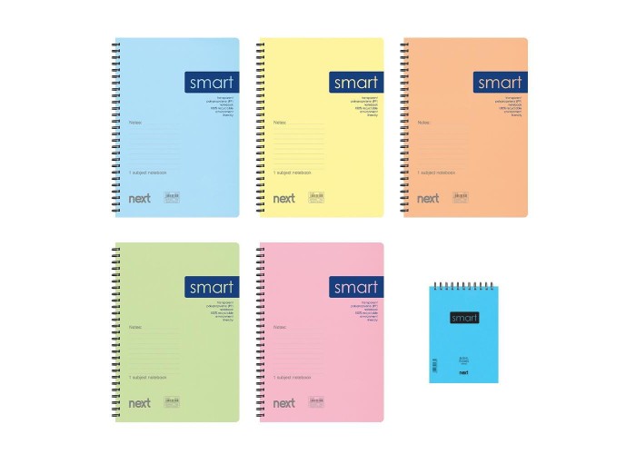Next smart μπλοκ mini 8x12εκ. 140σελ. Next smart μπλοκ mini 8x12εκ. 140σελ.