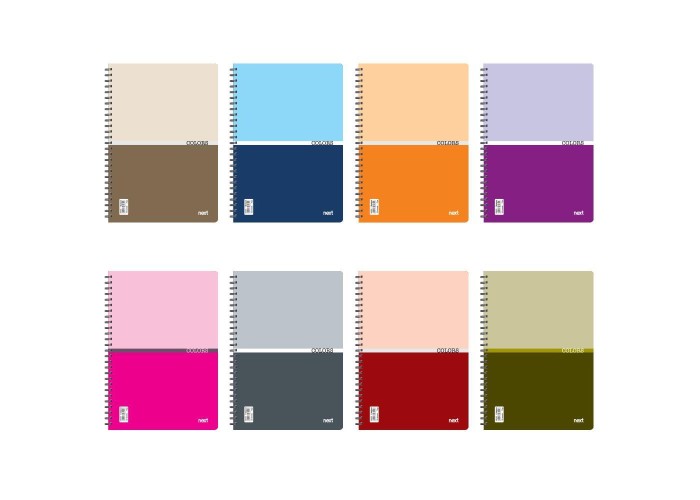 Next colours τετράδιο σπιράλ 21x29εκ. 3θεμ. Next colours τετράδιο σπιράλ 21x29εκ. 3θεμ.