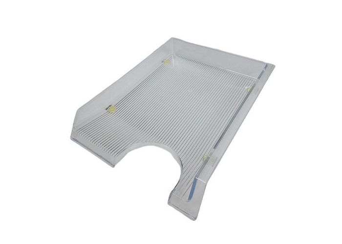 Leitz δίσκος εγγράφων διάφανος από plexi glass Υ32,5x10,5x29,5εκ.