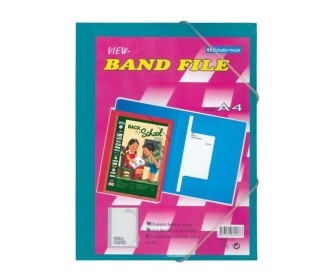 Bindermax φάκελος με λάστιχο PP πράσινο Α4 Υ35x25εκ.