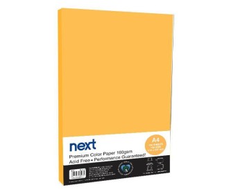 Χαρτόνι φωτοαντιγραφικό ανοιχτό πορτοκαλί Α4 100 φύλλα 160γρ