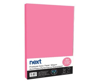 Χαρτόνι φωτοαντιγραφικό φουξ Α4,160γρ,100φ.