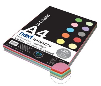 Χαρτί φωτοτ. Α4, 80γρ.10χρωμ. 250φυλ. Χαρτί φωτοτ. Α4, 80γρ.10χρωμ. 250φυλ.