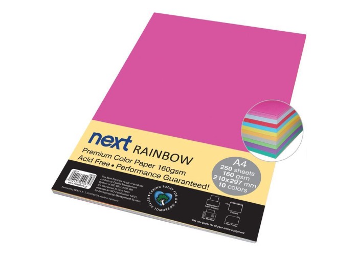 Χαρτί φωτοτυπίας Α4 10 χρώματα 250 φύλλα 160γρ. Χαρτί φωτοτυπίας Α4 10 χρώματα 250 φύλλα 160γρ.
