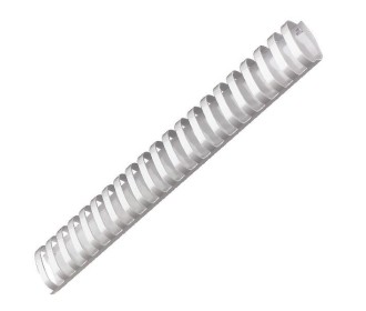 Πλαστικό σπιράλ βιβλιοδεσίας οβαλ λευκό 45χιλ. Πλαστικό σπιράλ βιβλιοδεσίας οβαλ λευκό 45χιλ.