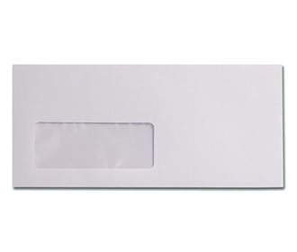 Φάκελος λευκός 90γρ, αριστ. παραθ. αυτοκ. 11x23εκ. 500τμχ