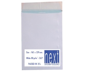 Φάκελος λευκός σακ. 80γρ, αυτοκ. 16,2x22,9εκ. 25τμχ Φάκελος λευκός σακ. 80γρ, αυτοκ. 16,2x22,9εκ. 25τμχ