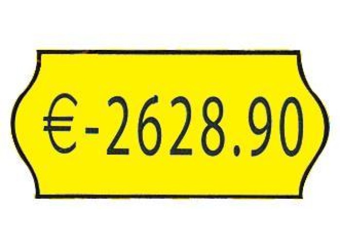Ετικέτες κίτρινες 26x12mm (1000τεμ./ρολλό) Ετικέτες κίτρινες 26x12mm (1000τεμ./ρολλό)