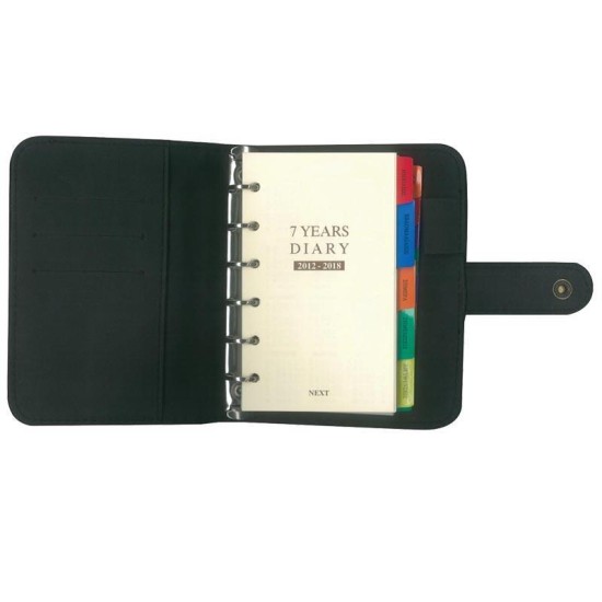 Θήκη για organizer από μαύρη δερματίνη 19x12εκ. Θήκη για organizer από μαύρη δερματίνη 19x12εκ.