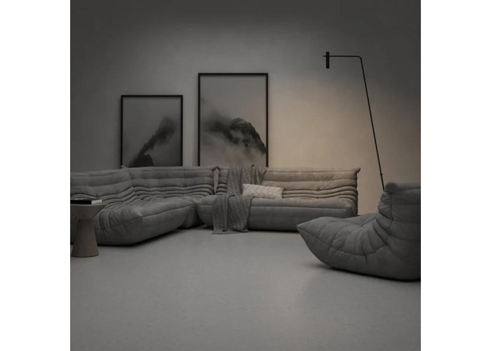 Πολυθρόνα Nextdeco Togo Alcantara ανοιχτό γκρί Y70x103x85εκ Πολυθρόνα Nextdeco Togo Alcantara ανοιχτό γκρί Y70x103x85εκ