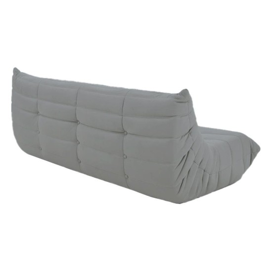 Καναπές τριθέσιος Nextdeco Togo Alcantara ανοιχτό γκρι Υ70x174x102εκ. Καναπές τριθέσιος Nextdeco Togo Alcantara ανοιχτό γκρι Υ70x174x102εκ.