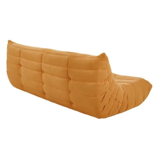 Καναπές τριθέσιος Nextdeco Togo Alcantara μουσταρδί Υ70x174x102εκ. Καναπές τριθέσιος Nextdeco Togo Alcantara μουσταρδί Υ70x174x102εκ.