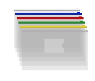 Τσαντάκι διαφανές με φερμουάρ κοκτέηλ 5 χρώματα Υ24x33,5εκ Τσαντάκι διαφανές με φερμουάρ κοκτέηλ 5 χρώματα Υ24x33,5εκ