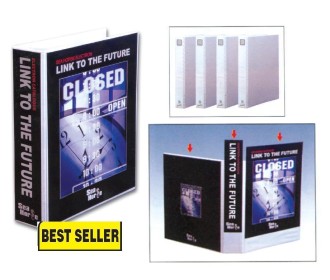 Ντοσιέ παρουσ. PP με 4 κρίκους D Α4 με ράχη 9,8εκ, Υ31,5x25,6εκ Ντοσιέ παρουσ. PP με 4 κρίκους D Α4 με ράχη 9,8εκ, Υ31,5x25,6εκ