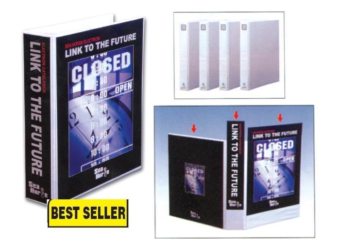 Ντοσιέ παρουσ. PP με 4 κρίκους D Α4 με ράχη 9,8εκ, Υ31,5x25,6εκ Ντοσιέ παρουσ. PP με 4 κρίκους D Α4 με ράχη 9,8εκ, Υ31,5x25,6εκ