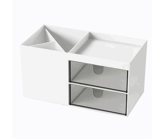 Organizer με 6 θήκες λευκό Y9,2x17,6x9εκ Organizer με 6 θήκες λευκό Y9,2x17,6x9εκ