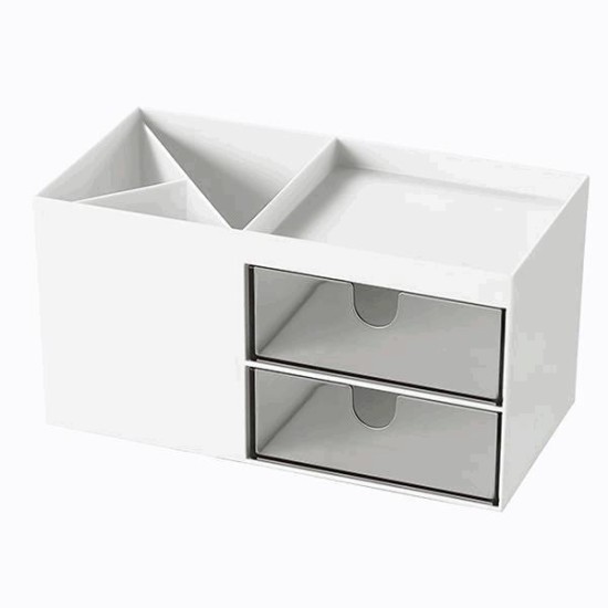 Organizer με 6 θήκες λευκό Y9,2x17,6x9εκ Organizer με 6 θήκες λευκό Y9,2x17,6x9εκ