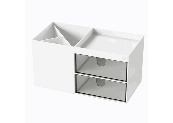 Organizer με 6 θήκες λευκό Y9,2x17,6x9εκ Organizer με 6 θήκες λευκό Y9,2x17,6x9εκ