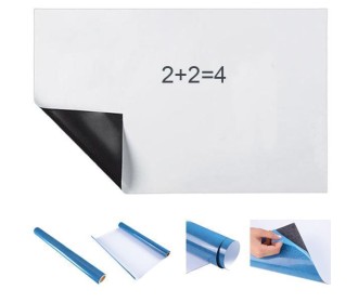 Πίνακας λευκός, μαρκαδόρου, αυτοκόλλητος-μαγνητικός  90x120εκ.