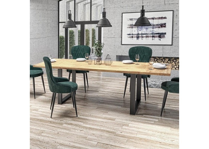 Τραπέζι κουζίνας Nextdeco μασίφ ξύλο φτελιάς Υ79x180x100εκ. Τραπέζι κουζίνας Nextdeco μασίφ ξύλο φτελιάς Υ79x180x100εκ.