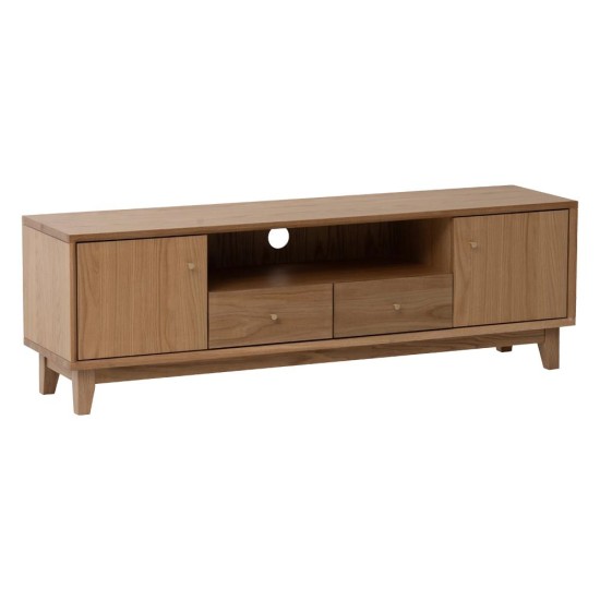 Έπιπλο τηλεόρασης Nextdeco μασίφ ξύλο δρυός Υ45x140x35εκ. Έπιπλο τηλεόρασης Nextdeco μασίφ ξύλο δρυός Υ45x140x35εκ.