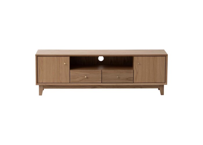 Έπιπλο τηλεόρασης Nextdeco μασίφ ξύλο δρυός Υ45x140x35εκ. Έπιπλο τηλεόρασης Nextdeco μασίφ ξύλο δρυός Υ45x140x35εκ.