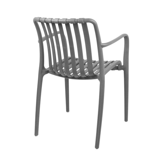 Καρέκλα πλαστική Urban Nextdeco γκρι PP UV protection Y80,5x54x58,5 εκ. Καρέκλα πλαστική Urban Nextdeco γκρι PP UV protection Y80,5x54x58,5 εκ.