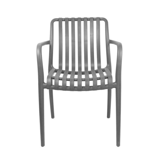 Καρέκλα πλαστική Urban Nextdeco γκρι PP UV protection Y80,5x54x58,5 εκ. Καρέκλα πλαστική Urban Nextdeco γκρι PP UV protection Y80,5x54x58,5 εκ.