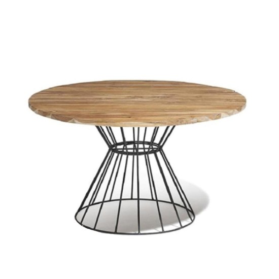 Τραπέζι Nextdeco Kai ξύλο teak Υ78x∅120εκ. Τραπέζι Nextdeco Kai ξύλο teak Υ78x∅120εκ.