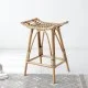 Σκαμπό Nextdeco Haunani από φυσικό rattan Υ60x50x41εκ.