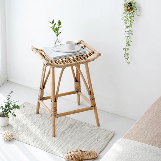 Σκαμπό Nextdeco Haunani από φυσικό rattan Υ60x50x41εκ. Σκαμπό Nextdeco Haunani από φυσικό rattan Υ60x50x41εκ.
