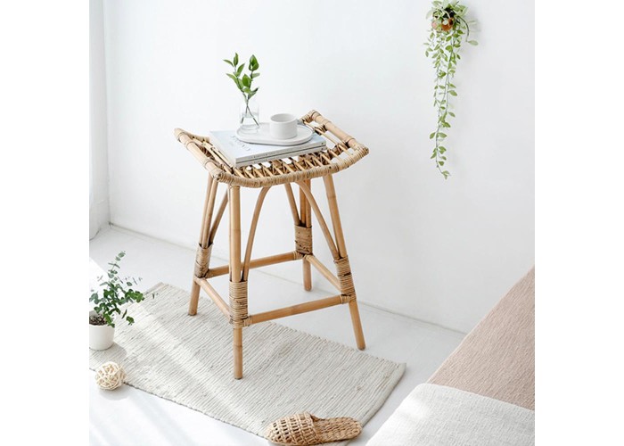 Σκαμπό Nextdeco Haunani από φυσικό rattan Υ60x50x41εκ. Σκαμπό Nextdeco Haunani από φυσικό rattan Υ60x50x41εκ.