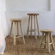 Σκαμπό μπαρ Nextdeco Kiana ξύλο teak Υ76x∅31εκ Σκαμπό μπαρ Nextdeco Kiana ξύλο teak Υ76x∅31εκ