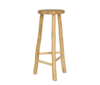 Σκαμπό μπαρ Nextdeco Kiana ξύλο teak Υ76x∅31εκ Σκαμπό μπαρ Nextdeco Kiana ξύλο teak Υ76x∅31εκ